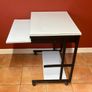 Compact Study Desk with Pull Out Tray & Wheels Image 4