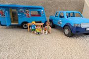 Playmobil pickup with camper