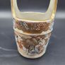 Japanese Meiji Satsuma Antique Vase & Bucket 19th Century Image 8