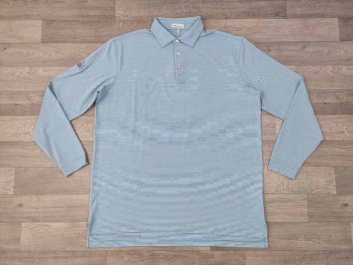 Peter Millar Long Sleeve Golf Polo Shirt Mens XL/XXL
