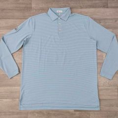 Peter Millar Long Sleeve Golf Polo Shirt Mens XL/XXL