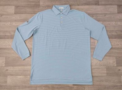 Peter Millar Long Sleeve Golf Polo Shirt Mens XL/XXL
