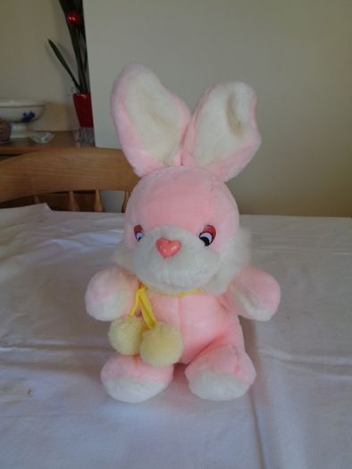 Cuddly Pink/White Bunny for Sale