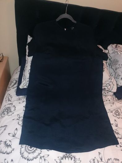 beautiful new designer cos navy dress