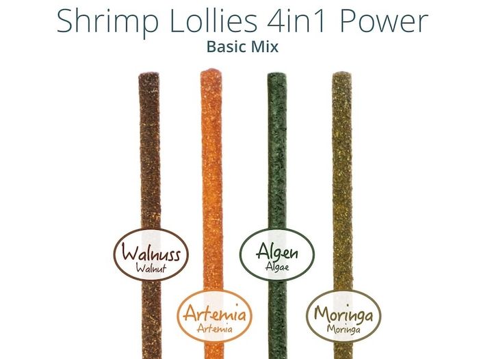 GlasGarten Shrimp Lollies - 4in1 BASIC MIX