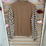 jumper bnwt tan jumper with frilled neckline and blouse style sleeves freesize 12/14 Image 10