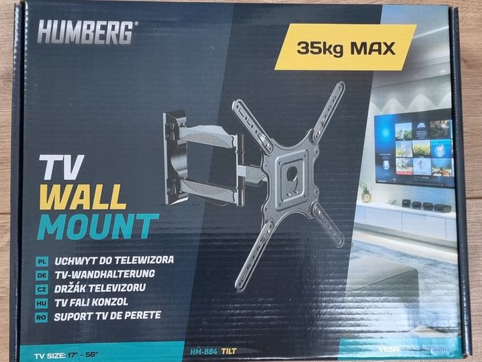 TV Wall Mount Bracket Arm Tilt Swivel 17-56"