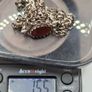 Vintage sterling silver swivel fob necklace Image 4