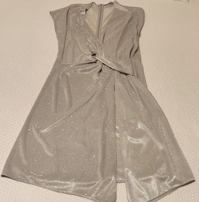 Silver sparkle dress . Size 10