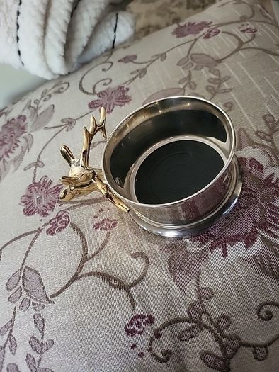 Wine bottle coster