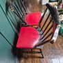 2 Vintage chairs A pair of matching Midcentury wooden Vintage chairs Image 6