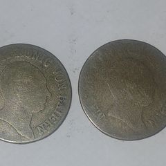 silver 33% 2 BAVARIA coins