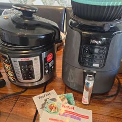 Ninja and fryer and Tefal pressure cooker