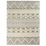 Rug Handwoven Wool 120x170 cm White/Grey/Black/Brown Image 2