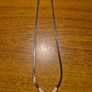 Vintage Silver Tone V Necklace Image 2
