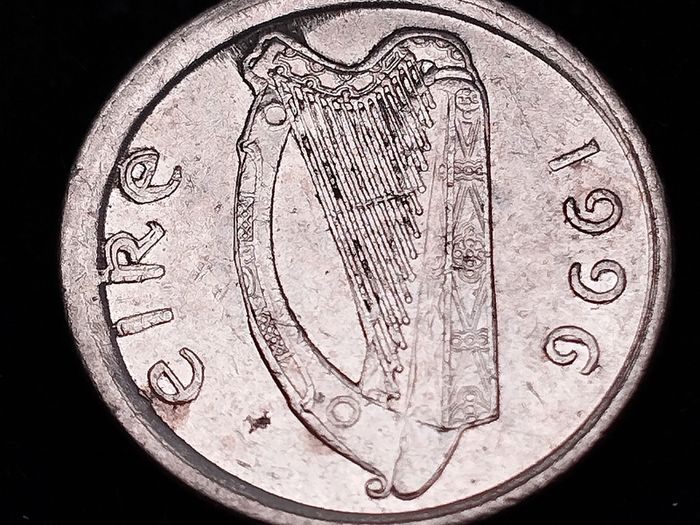 Ireland - 1996 - ERROR - 5 Pence - KM.28 - Bull - [2126]