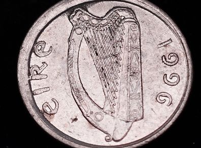 Ireland - 1996 - ERROR - 5 Pence - KM.28 - Bull - [2126]