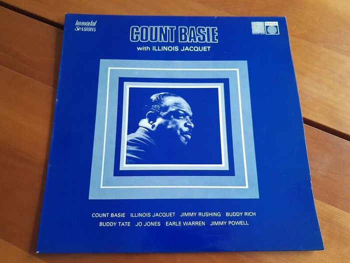 Count Basie With Illinois Jacquet. Jazz Lp. Vinyl. Record. Album.