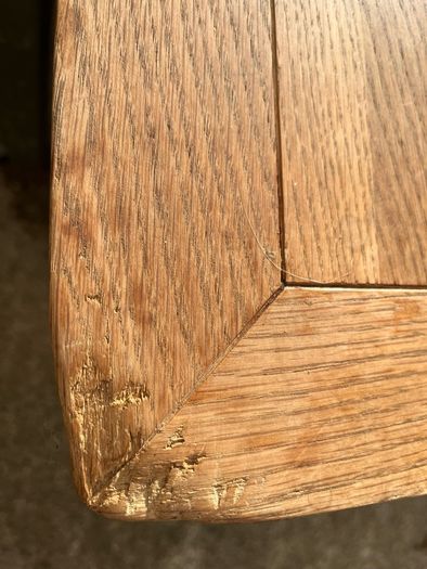 Kitchen table and bench