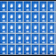 1983 Ireland Bi-Centenary of Dublin Chamber of Commerce Commemorative Stamp Block of 45 Mint Never Hinged (MNH)