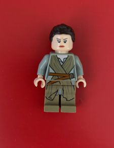 Lego Starwars Rey Dark Tan Tied Robe Minifigure