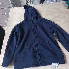 Dunnes  Stores  Navy  Zip Hoodie.  Age. 3-4 years.  B.N.W.T .