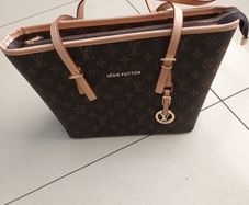 Louis Vitton  (Not Real) Handbag & Matching Purse.