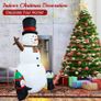 8FT Christmas Inflatable Outdoor Decorations, Christmas Inflatable Snowman with Two Penguins, Built-in Rotating LED Light for Outdoor Indoor, Garden, Patio, Lawn, Xmas Party Image 5