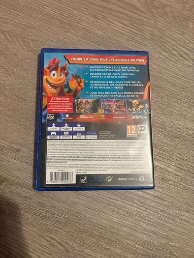 Crash Bandicoot It's about Time ps4 game