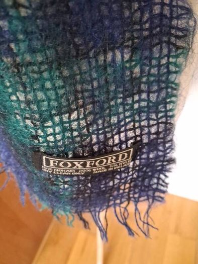 New Unworn Foxford Wool/Mohair Mix Scarf