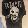 Brand new Manfinity Black Rich Silver print t-shirt size M Postage included Image 2