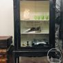 Antique Early 1900s Restored Linen Cabinet Lock and Key Image 3