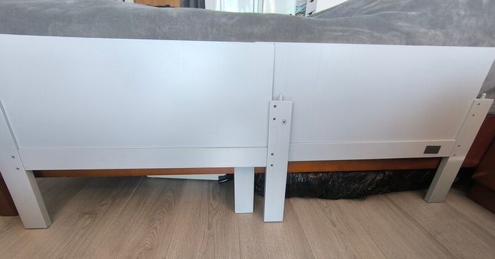 Nested Sorrento Cot Bed in Grey