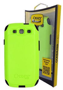 OtterBox Commuter Series Two-Layer Protection Case Cover with Screen Protector for Samsung Galaxy S3 - Green