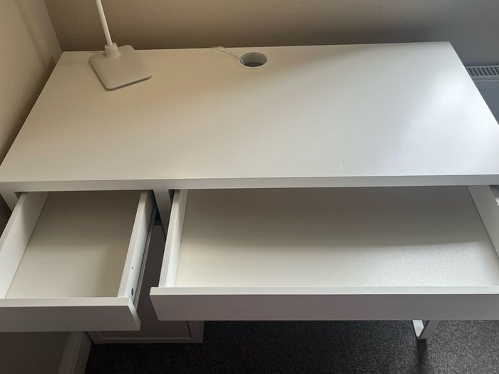 White Ikea Desk