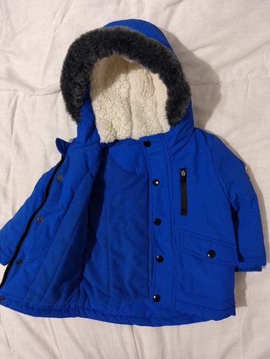 Warm Fleece Lined Hooded Jacket