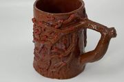 Winter and Spring handmade ceramic mug
