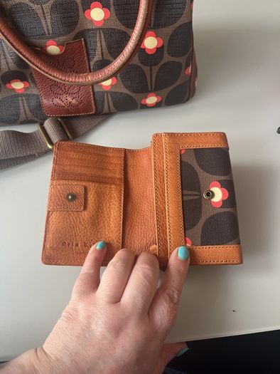Orla Kiely matching wallet and bag