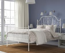 Ikea LEIRVIK Bed Frame 160 x 200 cm White