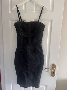 Guess Black Denim Dress Size S