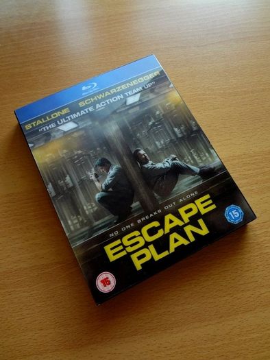 Escape Plan Blu Ray with Lenticular Slipcover