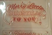 3 x clear stamp sets for Christmas crafters!