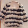 Billie blush designer Faux fur jacket Image 3