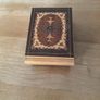 Inlaid wooden  box with mirror and velvet lining Image 5