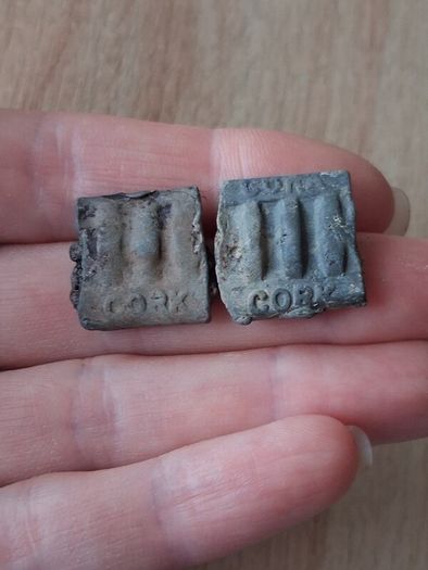 More than 50 vintage post bag lead seals Limerick  Cork Dublin Kilkee Kilrush