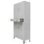 Office Cabinet with 4 Doors Steel 90x40x180cm Grey Image 7