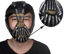 Bane Mask Cosplay Mask The Dark Knight Cosplay Adult Size Helmet Halloween Party Cosplay Horror Prop Movie Horror Mask