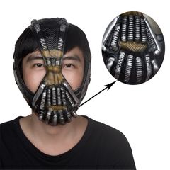 Bane Mask Cosplay Mask The Dark Knight Cosplay Adult Size Helmet Halloween Party Cosplay Horror Prop Movie Horror Mask
