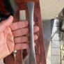 Matt nickel grey knobs and handles for cupboards or doors Image 5