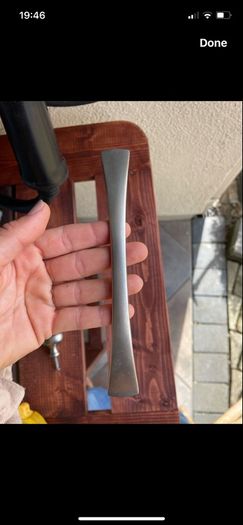 Matt nickel grey knobs and handles for cupboards or doors